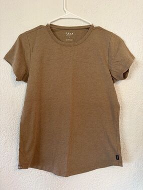 Women's Paka Crewneck Tee in Brown